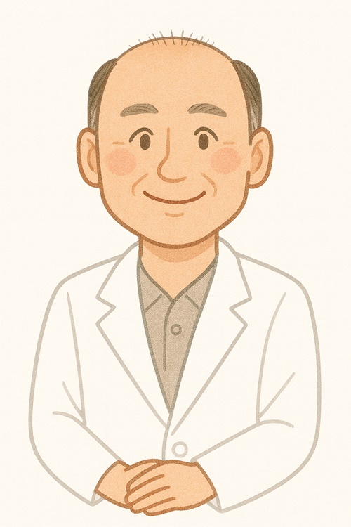 加藤先生似顔絵（水曜日午後担当）